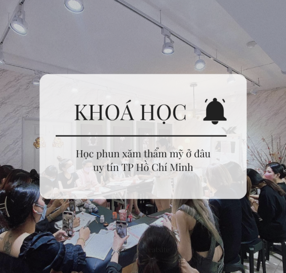 Học phun xăm thẩm mỹ ở đâu uy tín TP Hồ Chí Minh - YK Beauty.Taiwan